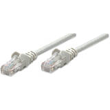 Network Patch Cable, Cat5e, 1m, Grey, CCA, U/UTP, PVC, RJ45, Gold Plated Contacts, Snagless, Booted, Lifetime Warranty, Polybag