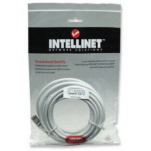 Accesoriu Retea Intellinet RJ-45 M/M, 3m networking cable White Cat6