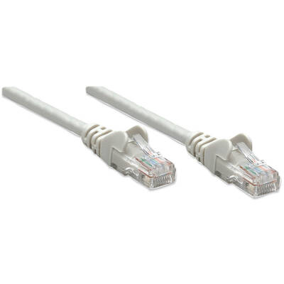 Accesoriu Retea Intellinet Network Patch Cable, Cat5e, 3m, Grey, CCA, U/UTP, PVC, RJ45, Gold Plated Contacts, Snagless, Booted, Lifetime Warranty, Polybag