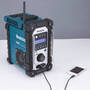 Makita Boxa Portabila  DMR110 radio Worksite Digital Negru, Turquoise