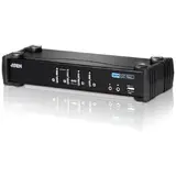Switch KVM ATEN CS1764A-AT-G CS1764A 4-Port DVI USB 2.0 4x DVI-D Cables 2-port Hub Audio
