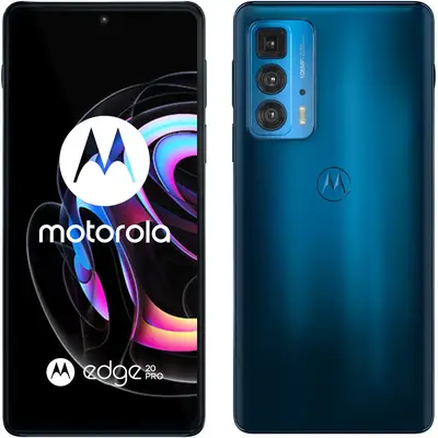 Smartphone MOTOROLA Edge 20 Pro, 5G, display OLED 144Hz, 256GB, 12GB RAM, Dual SIM, 4-Camere, senzor 108 MPX, functie Super Zoom 50x, Midnight Blue