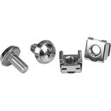Accesoriu Retea StarTech M6 Cage Nuts and Screws - 50 Pack - 12mm Rack Screws and Cage Nuts - Black (CABSCREWM6B)
