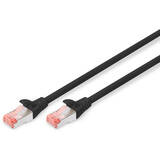 Accesoriu Retea Assmann Cablu Retea DIGITUS  - 5 m - black