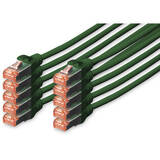 Accesoriu Retea Assmann Cablu Retea DIGITUS Professional  - 1 m - green