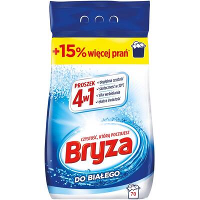 Bryza 4w1 Pulbere de spălat pentru țesături albe 4,55 kg (5908252001507)