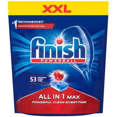 Tablete Finish ALL-IN-1 MAX pentru mașina de spălat vase 848 g 53 buc.