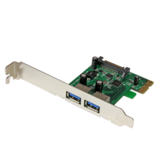 Adaptor StarTech  2 Pt PCIe USB 3.0 Card w/ UASP PEXUSB3S24