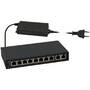 Switch Pulsar S108-90W Managed Fast Ethernet (10/100) Power over Ethernet (PoE) Black