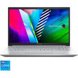 15.6'' VivoBook Pro 15 OLED K3500PA, FHD, Procesor Intel Core i5-11300H (8M Cache, up to 4.40 GHz, with IPU), 8GB DDR4, 512GB SSD, Intel Iris Xe, No OS, Cool Silver
