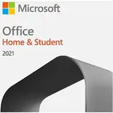 Microsoft Aplicatie Office Home and Student 2021 64-bit, Engleza, Medialess Retail