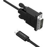 XC-205-18, USB-C la DVI, 1.8 m, negru
