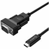 XC-205-18, USB-C la VGA, 1.8 m, negru