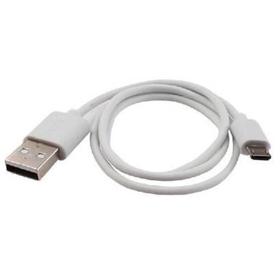 SSK USB 2.0 Male tip A - microUSB 2.0 Male tip B, 0.6m, alb