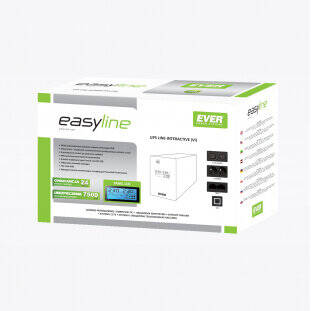 UPS Ever EASYLINE 1200 AVR USB Line-Interactive 1.2 kVA 600 W 4 AC outlet(s)