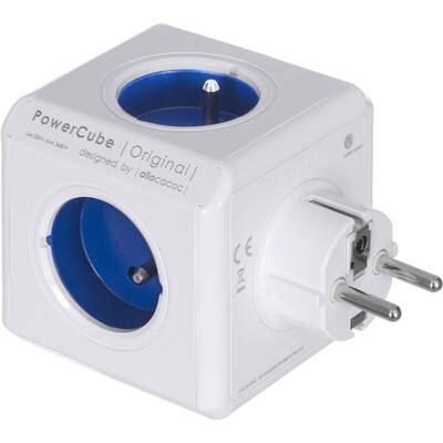 Allocacoc Priza/Prelungitor PowerCube Original Type E 5 AC outlet(s) Indoor Blue