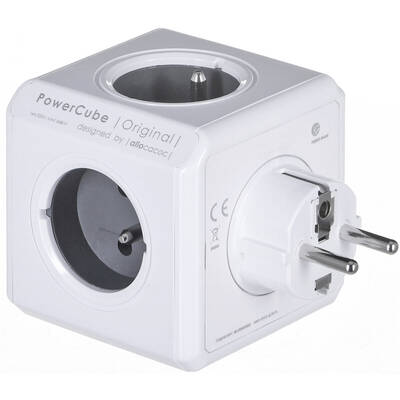 Allocacoc Priza/Prelungitor PowerCube Original Type E 5 AC outlet(s) Indoor Grey