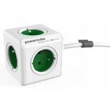 Allocacoc Priza/Prelungitor PowerCube Extended Type E 1.5 m 5 AC outlet(s) Indoor Green