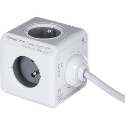 Allocacoc Priza/Prelungitor PowerCube Extended USB E(FR), 3m 4 AC outlet(s)