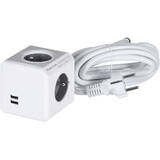 Allocacoc Priza/Prelungitor PowerCube Extended USB E(FR), 3m 4 AC outlet(s)