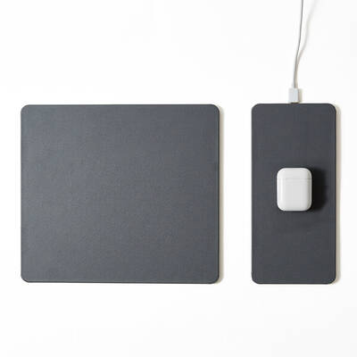 POUT Incarcator Splitted mouse pad with high-speed charging HANDS 3 SPLIT dust gray