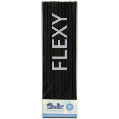 3Doodler FLX01-BLK 3D printing material Flexible polyester (FPE) Black 2 g