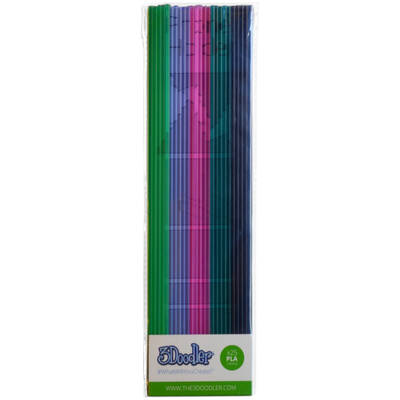 3Doodler Refill Set PL-MIX11 (PLA; 3 mm; blue, green, grey, Pink)