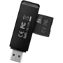 Adaptor AXAGON CRE-S2N Cititor carduri USB 3.2 tip-A SLIM la SD/microSD