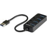 Hub USB StarTech 4-Port 3.0 with On/Off