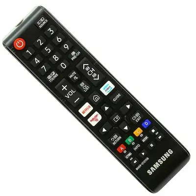Samsung Telecomanda originala BN59-01315B, 44 butoane, buton Netflix, infrarosu, neagra