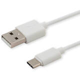 SAVIO Cablu Date CL-125 USB 1 m USB 2.0 USB A USB C White