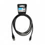 IBOX Cablu Date IKU2M18 USB 1.8 m USB 2.0 USB A Micro-USB B Negru