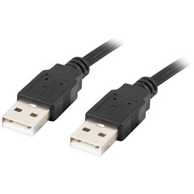 LANBERG Cablu Date  CA-USBA-20CU-0010-BK USB 1m 2.0 USB A Negru