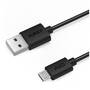 Aukey Cablu Date CB-D5 Negru Quick Charge micro USB-USB | 1x2m i 2x1m i 2x0.3m | 5A | 480 Mbps (5 pcs)