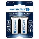 everActive Baterie Alkaline batteries Pro Alkaline LR14 C - blister card - 2 pieces