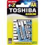 Toshiba Baterie Alkaline LR6GCNP BP6 2F (4+2 pcs)