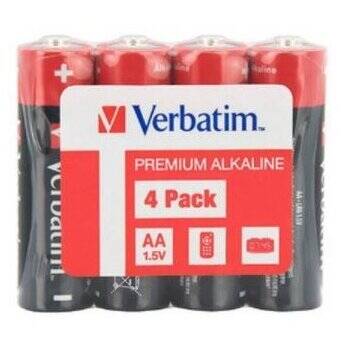 VERBATIM Baterii LR6 AA Alkaline 4 pc(s)