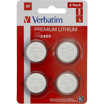 VERBATIM Acumulator CR2450 Single-use battery Lithium