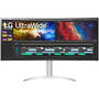 Monitor LG LED UltraWide 38WP85C-W Curbat 37.5 inch UWQHD+ IPS 5 ms 60 Hz USB-C HDR FreeSync