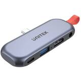 Hub USB Unitek  -C HDMI 2.0,MINIJACK,PD 100W,10 GBPS