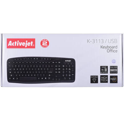 Tastatura ACTIVEJET K-3113 Negru
