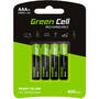 Green Cell Baterie Reincarcabila GR04AAA Nickel-Metal Hydride (NiMH) 4X AAA R3 800MAH