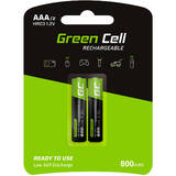Green Cell Baterie Reincarcabila GR08AAA Nickel-Metal Hydride (NiMH) 2X AAA R3 800MAH