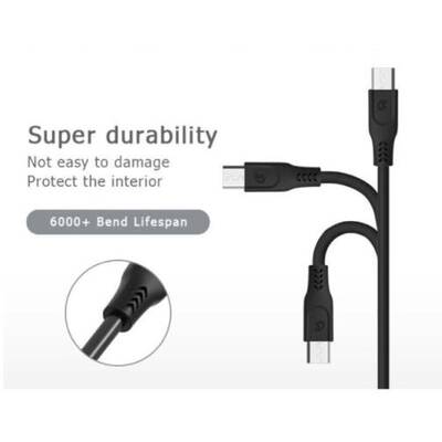 SOMOSTEL Cablu Date MICRO 3.1A BLACK 3100mAh QUICK CHARGER QC 3.0 1.2M POWERLINE SMS-BT01 ECL