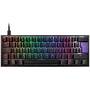Tastatura Ducky ONE 2 Mini Gaming, MX-Brown, RGB-LED, Negru/Alb, DE