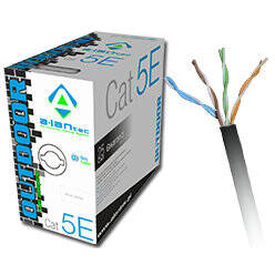 Accesoriu Retea A-LAN KIU5OUTS305 Cablu Retea 305 m Cat5e U/UTP (UTP) Negru