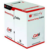 Accesoriu Retea TECHLY U/UTP Hank Cable Cat.6 CCA 305m Solid Gri