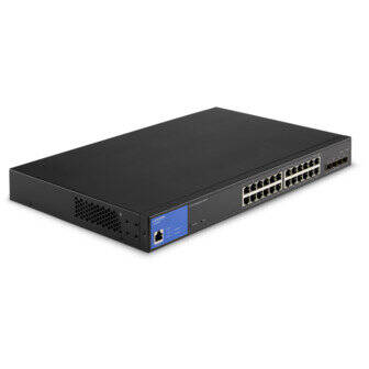 Switch Linksys LGS328MPC Managed L3 Gigabit Ethernet (10/100/1000) Power over Ethernet (PoE) Black