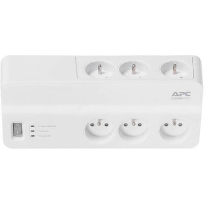 Priza/Prelungitor APC PM6-FR surge protector White 6 AC outlet(s) 230 V 2 m