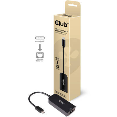 Adaptor CLUB 3D USB 3.2 Gen1 Type C to RJ45 2.5Gbps